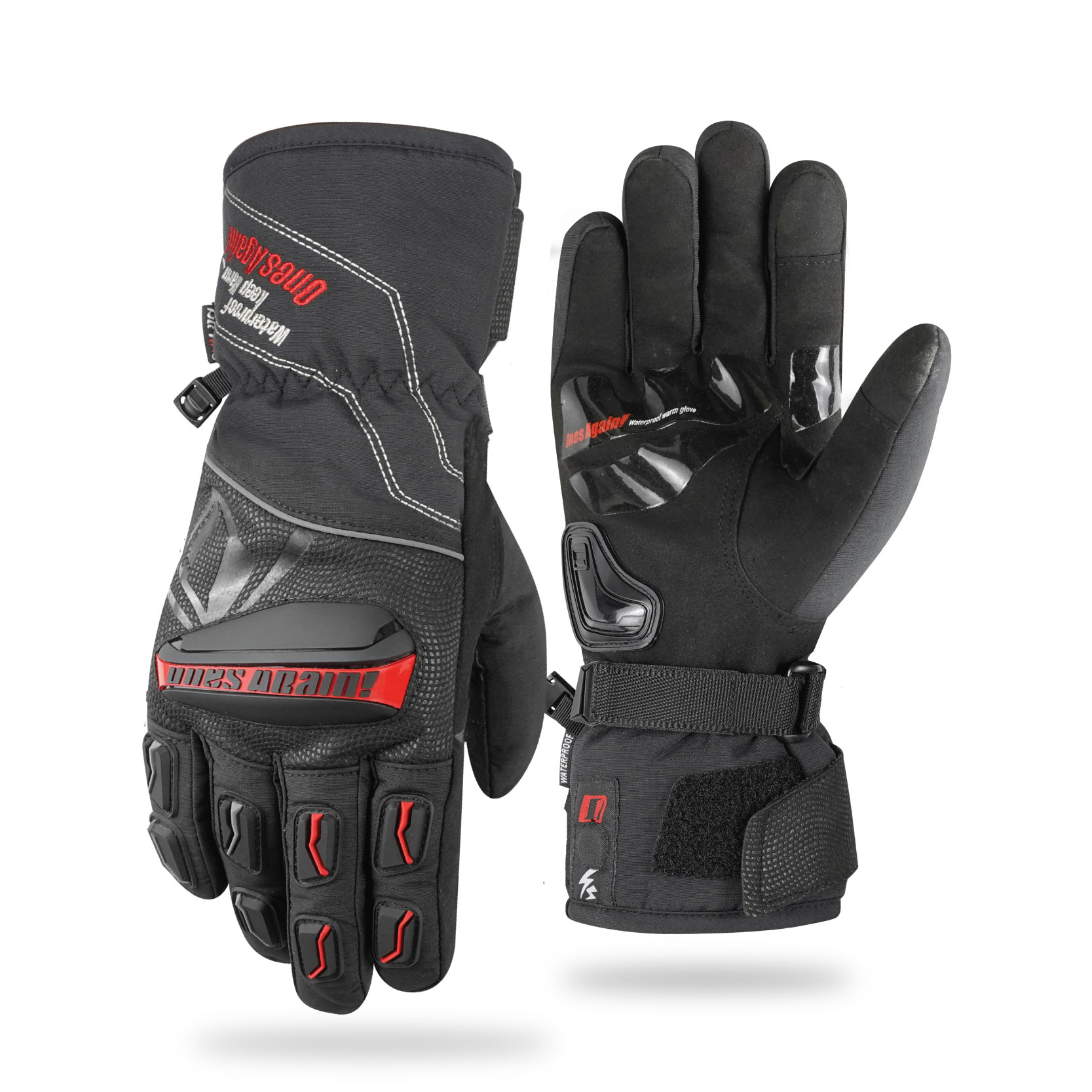 ONES AGAIN MG01 Kışlık Kırmızı Eldiven