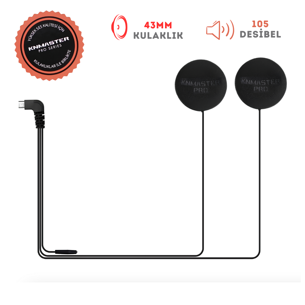 Knmaster Micro USB Kn6100 Kask Kulaklık