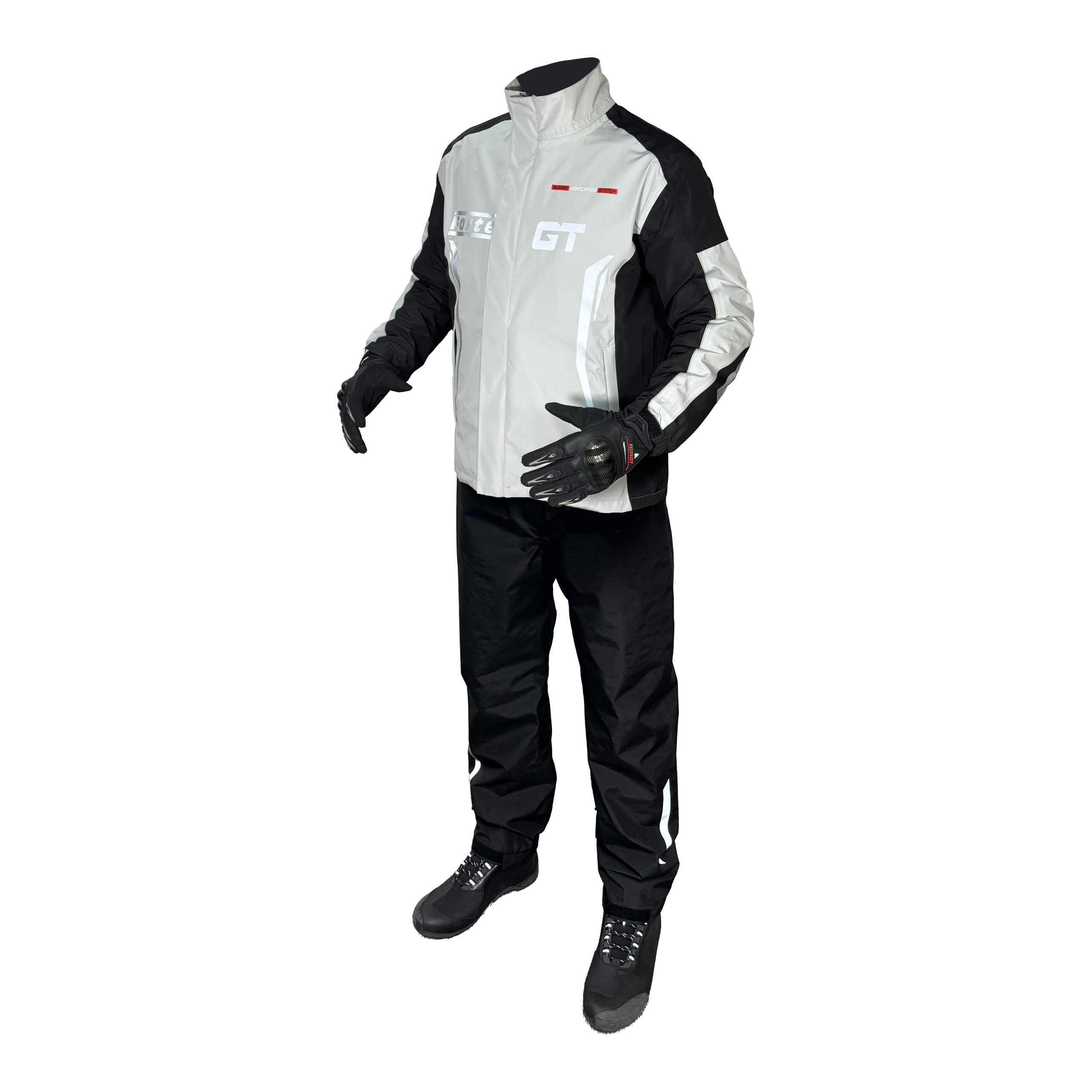 FORTE GT 2001140 Taş Siyah Yağmurluk Takım